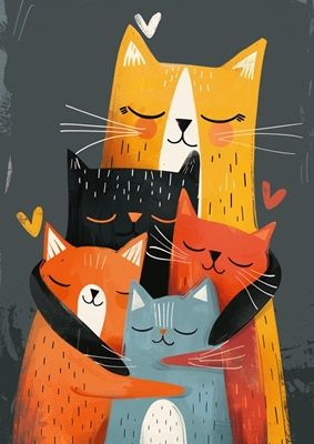 A very cute Cat Family