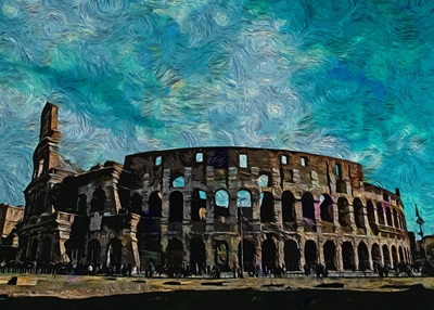 Collosseum painting