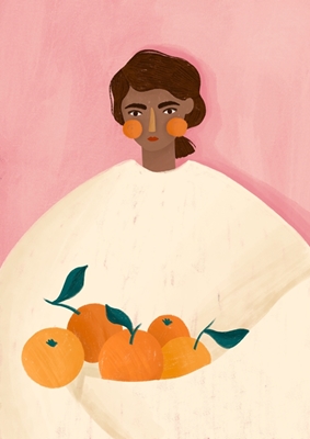 Woman With Oranges #2656937