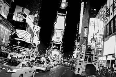 Times Square bij nacht