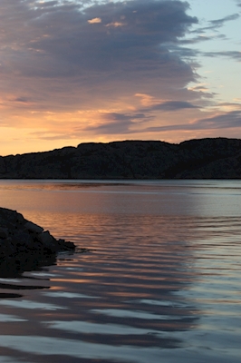 Zachód słońca na zachodnim wybrzeżu Szwecji 1 