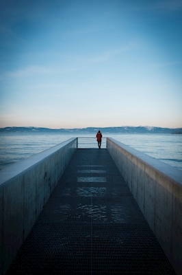 Meditace u fjordu