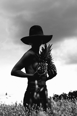 Lady and The pineapple