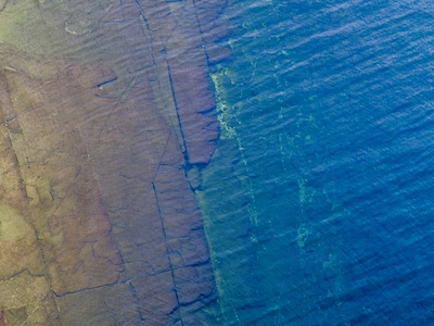 Öland aerial painting