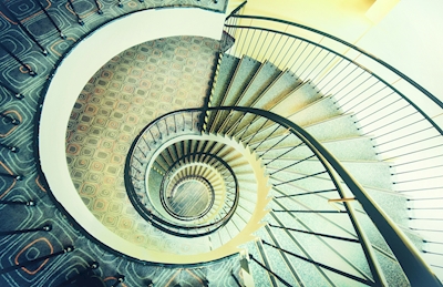 Escadas giratórias