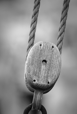 Pulley and rope