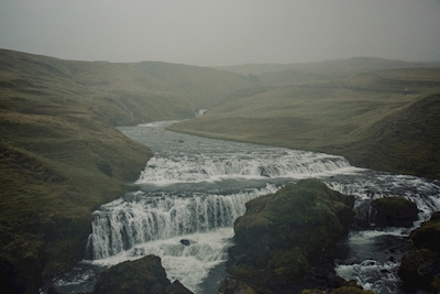 Wodospad Skógafoss