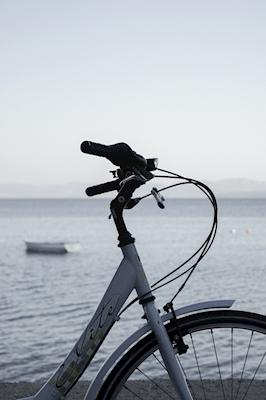 Bicicleta junto al mar