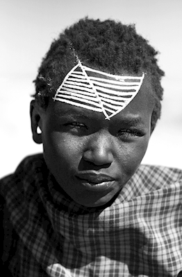 Masajský mladík 