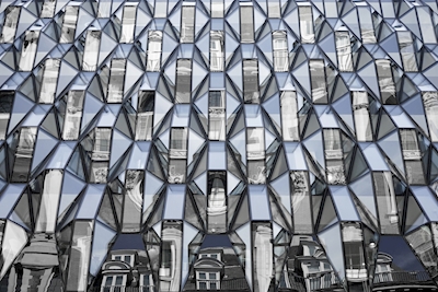 Abstrakt arkitektur i London