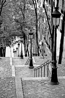 Stairs in Montmartre