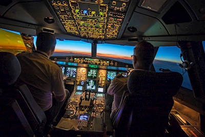 SAS Cockpit in an Airbus