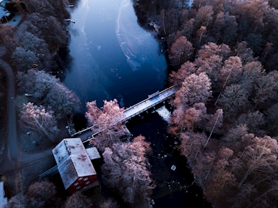 De brug van Småland over Emån