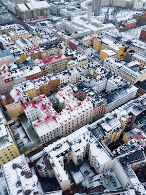 Zasněžený Södermalm