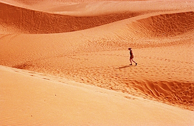 Dune di sabbia rossa