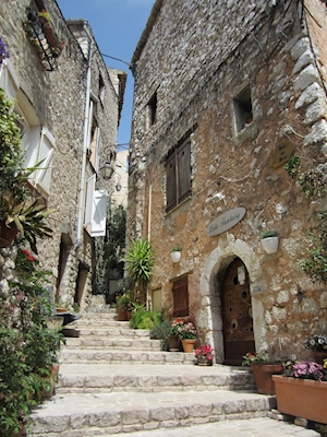 Stairways in village