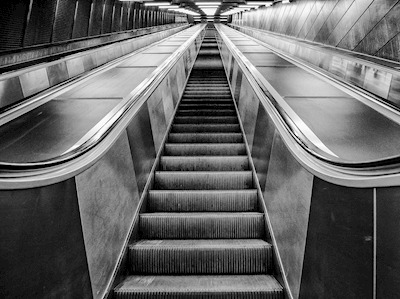 Stockholmer U-Bahn-Treppe