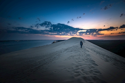 Dune du Pilat - pôr do sol