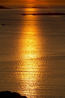 Złoty zachód słońca
