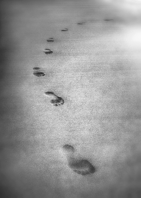Schritte im Sand