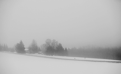 De mist van de winter