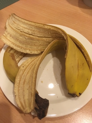 Bananskalet