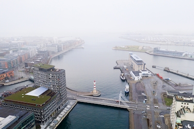 Ingresso del porto di Malmö