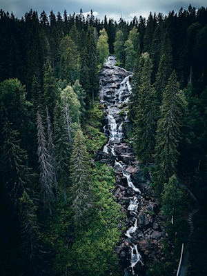 Waterfall of Västanå