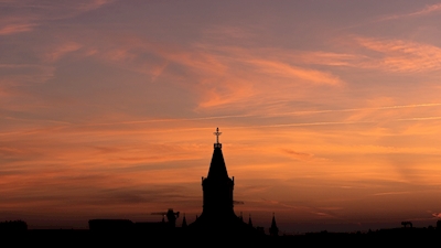 Wschód słońca w Malmö
