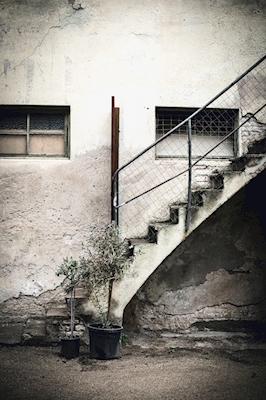 As escadas de concreto