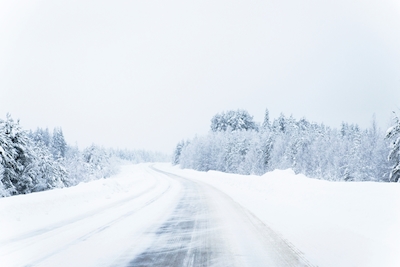 De weg van de winter