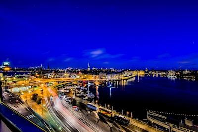 Stockholm in blauw