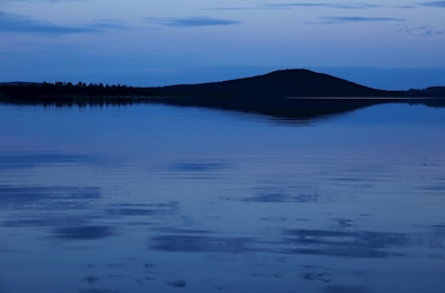 Blå sjö