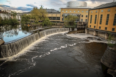 Przemysłowy krajobraz Norrköping