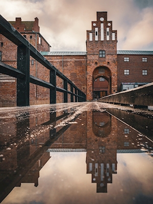 Malmö Castle reflection