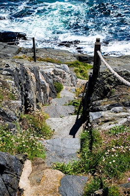 Escadas de pedra em Åstol