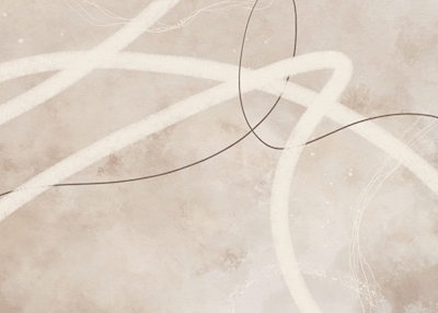 Abstract Lines Beige No2