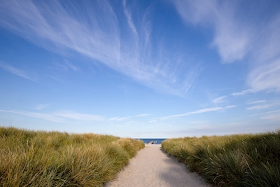 Praia em Dinamarca