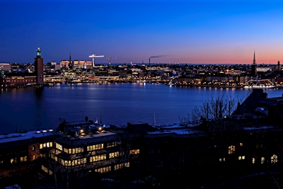 Tidig morgon i Stockholm