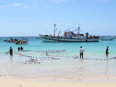 Fiskare på Kap Verde