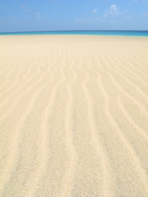 Plage de sable au Cap-Vert