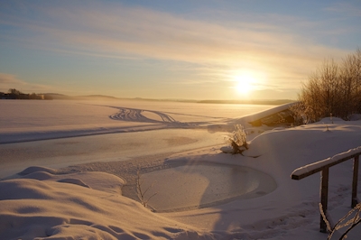 Giornata invernale a Piteå