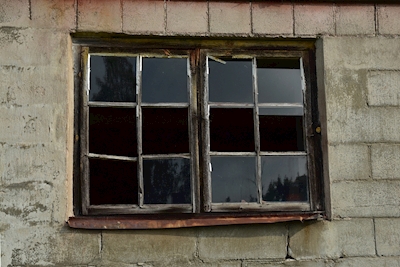 Gammalt fönster