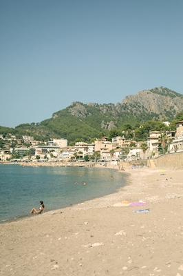 The beach in Soller, Mallorca