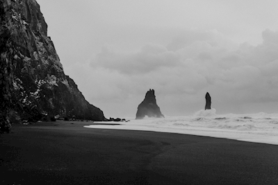Musta hiekkaranta, Islanti
