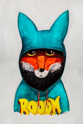 Fox in a Hood