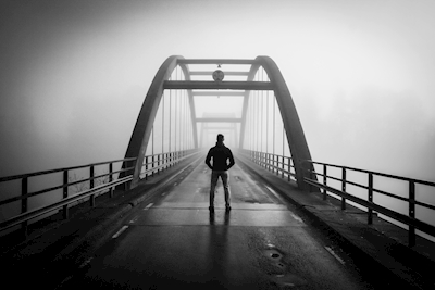 The man on the bridge