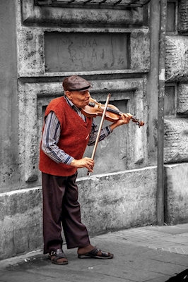 The violin man