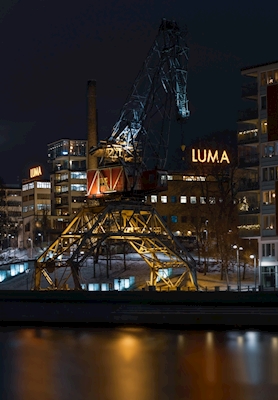 Luma illuminates the night