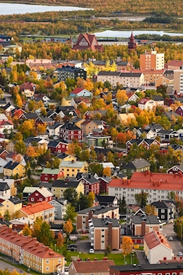 Autumn in Kiruna city